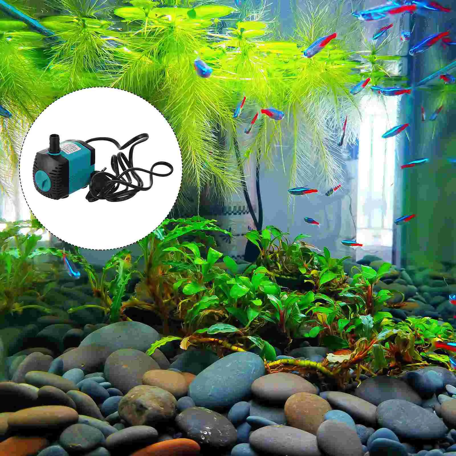 

Submersible Pump Fecal Suction Aquarium Circulation Water Fish Tank Pond Plastic