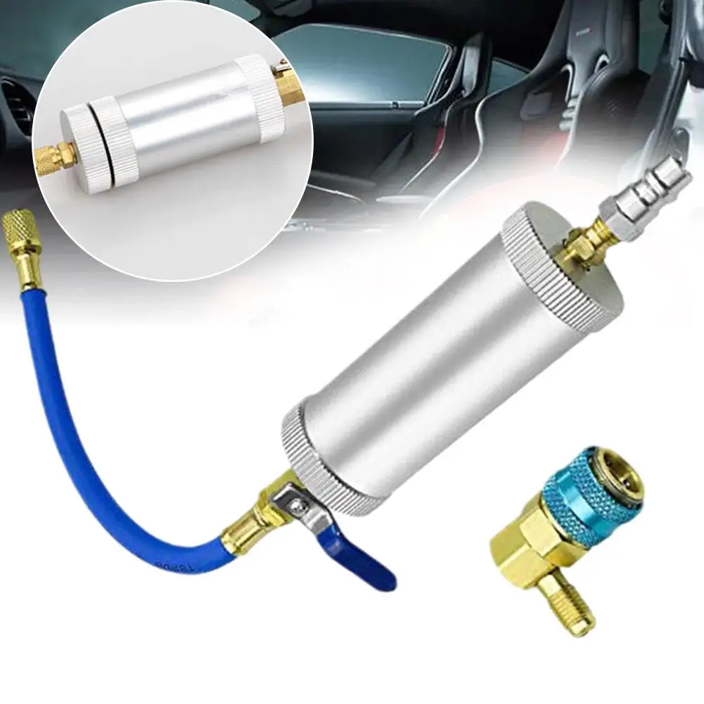 

Car Air Conditioning Refrigerant Oil Filling Tool R12R134a Oil Refrigerant Fil Cylinder Conditioning Refrigerant Air Oil Fi A7M6