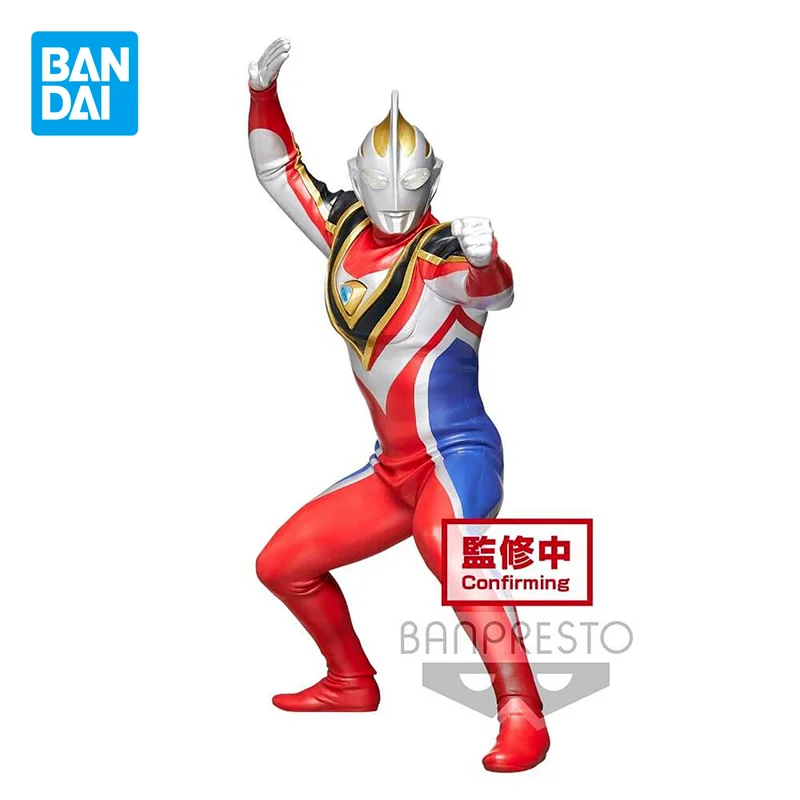 

Bandai Original Ultraman Anime Figure Ultraman Gaia Action Figure Toys for Boys Girls Kids Gifts Collectible Model Ornaments