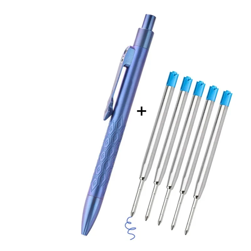 

Тактическая ручка из титанового сплава G2 серая/синяя