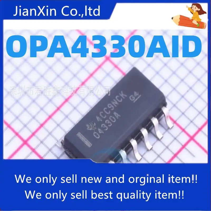 

10pcs 100% orginal new OPA4330AIDR SOP14