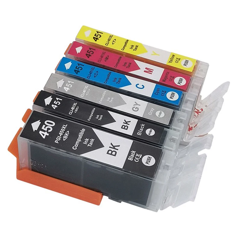 

PGI-450 CLI-451 Compatible Ink Cartridge for Canon PGI450 CLI451 PIXMA MG7140 MG7540 Ip7240 MX924 IX6540 IX6840 IP8740 Printer