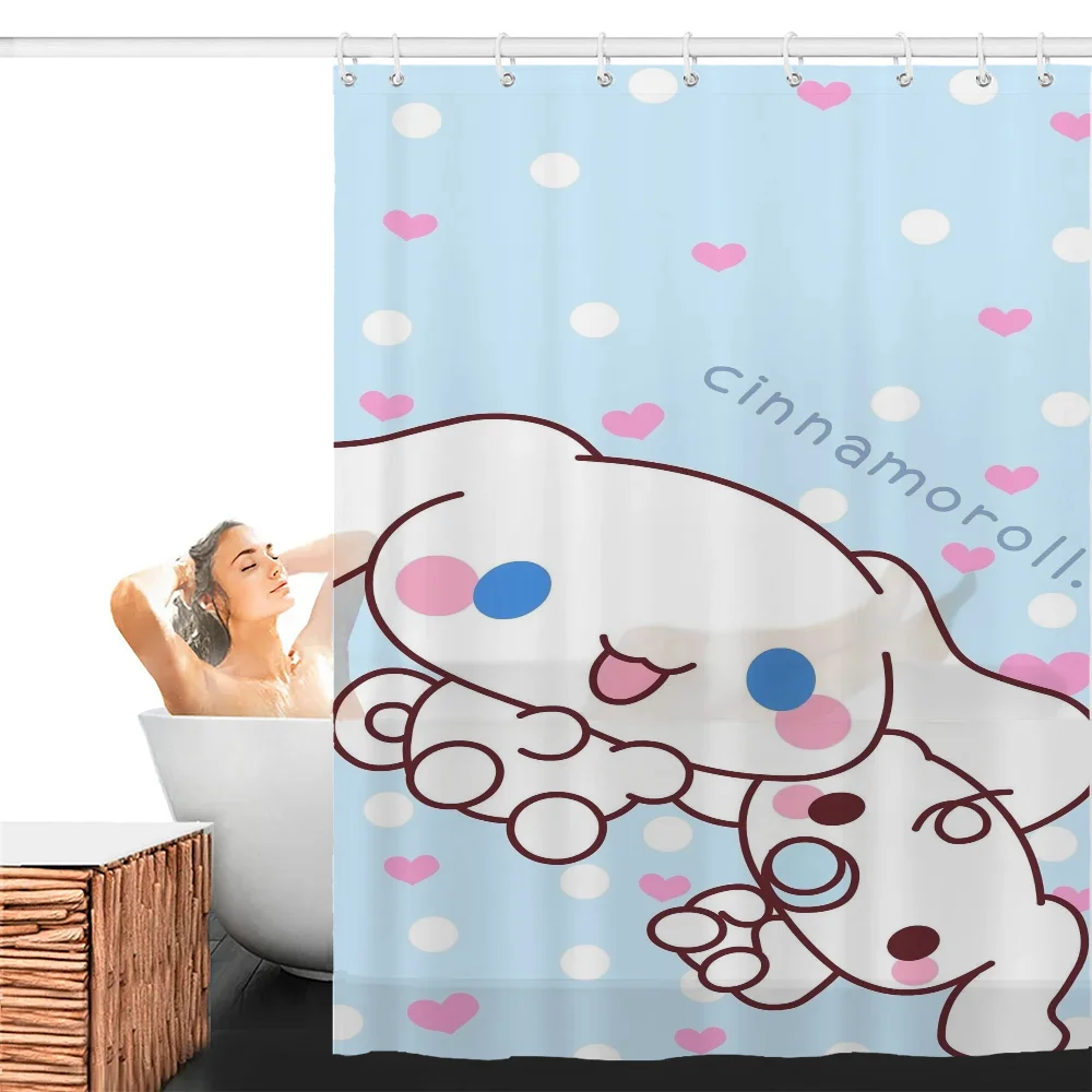 Для дома для ванной душа занавески Sanrio Cinnamoroll комнаты набор аксессуаров