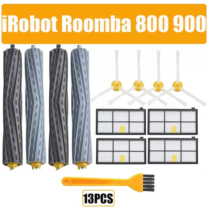 

NEW2023 HEPA Filters Brushes Replacement Parts Kit for iRobot Roomba 980 990 900 896 886 870 865 866 800 Accessories Kit