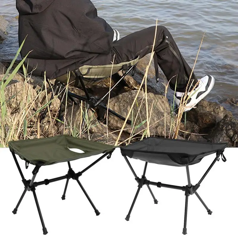 

Camping Stool Camping Chair Foldable Stool Aluminum Alloy Heavy Duty Outdoor Backpacking Stool For Hiking BBQ Fishing Travel