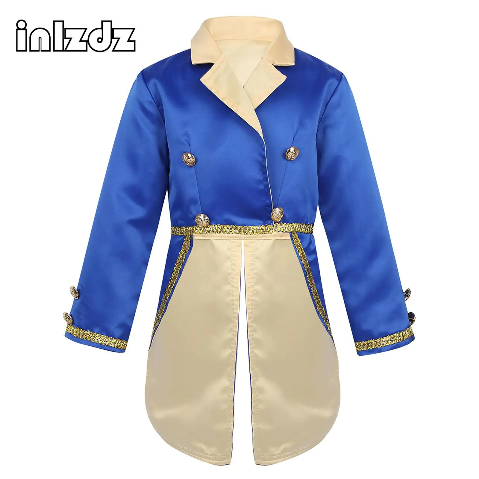 

Prince Costume Kids Baby Boys Turn-Down Collar Tuxedo Jacket Tailcoat Toddlers Birthday Theme Party Halloween Cosplay Coat