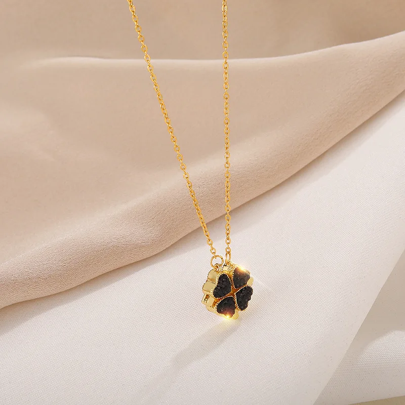 Модное черное красное двухстороннее цветное хрустальное сердце складное