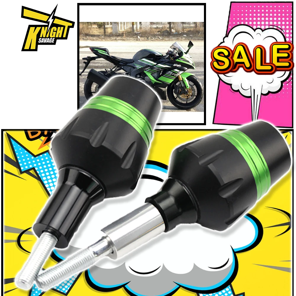 

Moto Frame Sliders Crash Protector For KAWASAKI ZX6R NINJA ZX636 13-18 Motorcycles Modified Parts Falling Protection Accessories