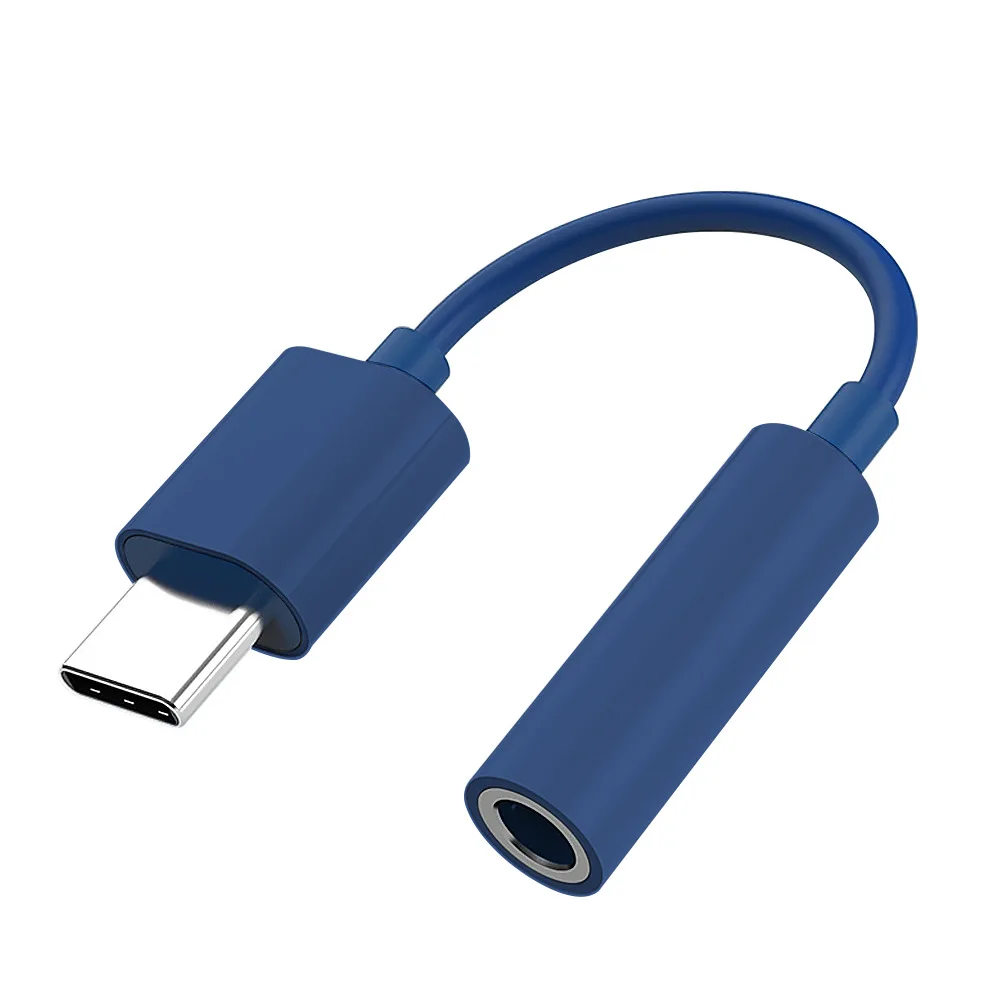 Аудиоадаптер для наушников со штекером Type-C на гнездо 3 5 мм кабель Aux Xiaomi Redmi Huawei OPPO