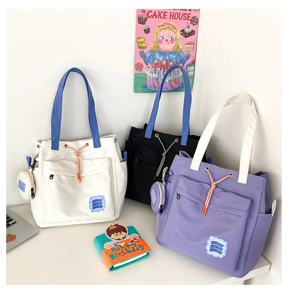 

Модная женская сумка, холщовые повседневные сумки, вместительные однотонные женские сумки для шоппинга, Студенческая открытая Праздничная...