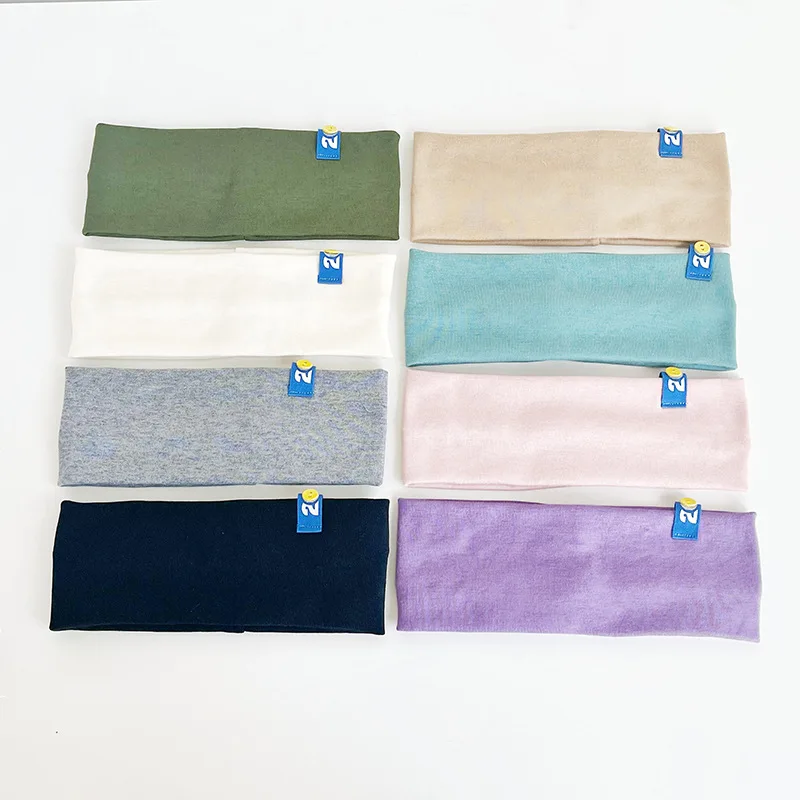 

LY FAYE Elastic Knitting Sport Solid Color Hair Accessories Hair Bands For Girls Headband Band Headbands Woman New Headwear