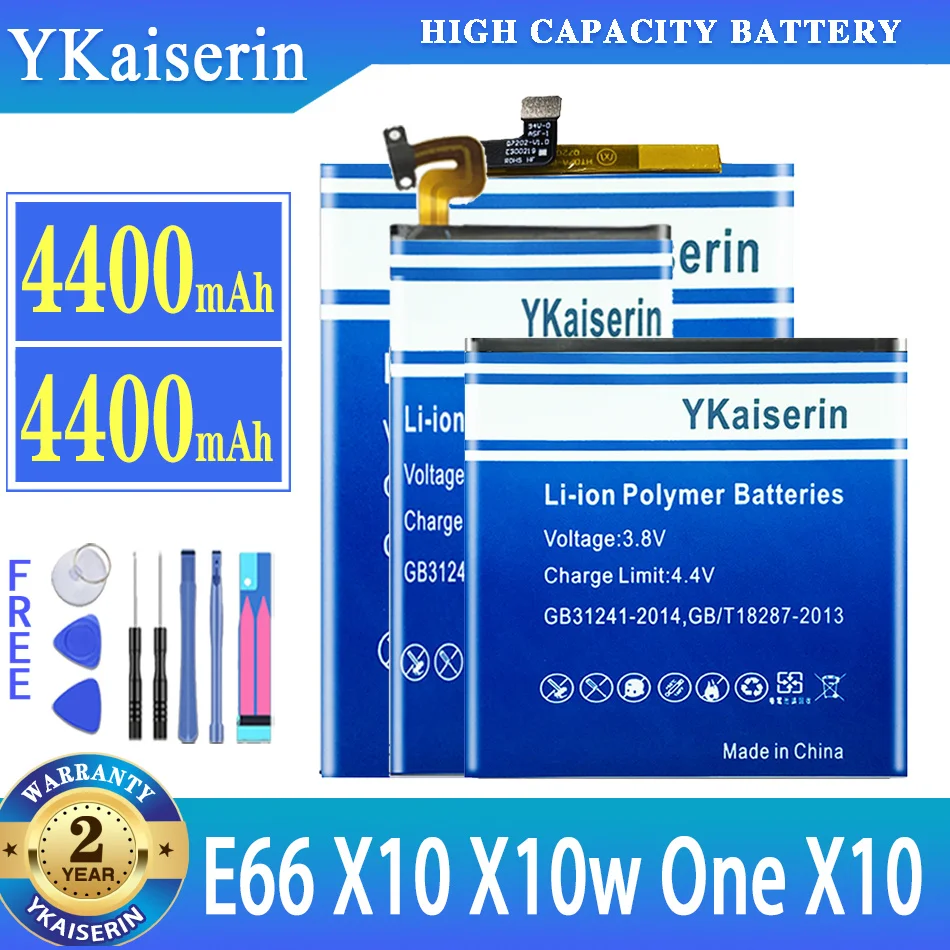 

YKaiserin Battery For HTC 2PXH100 E66 X10 X10w X10 LTE-A One X10 One X10 LTE-A Batterij + Free Tools