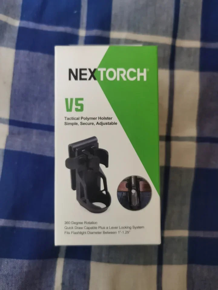 Тактическая кобура для фонаря NEXTORCH V5, 360 ° Поворотный механизм с фиксатором для мощных фонарей диаметром 1-1,25 дюйма (art.: 3920dbeeaae61) - 3920dbeeaae61