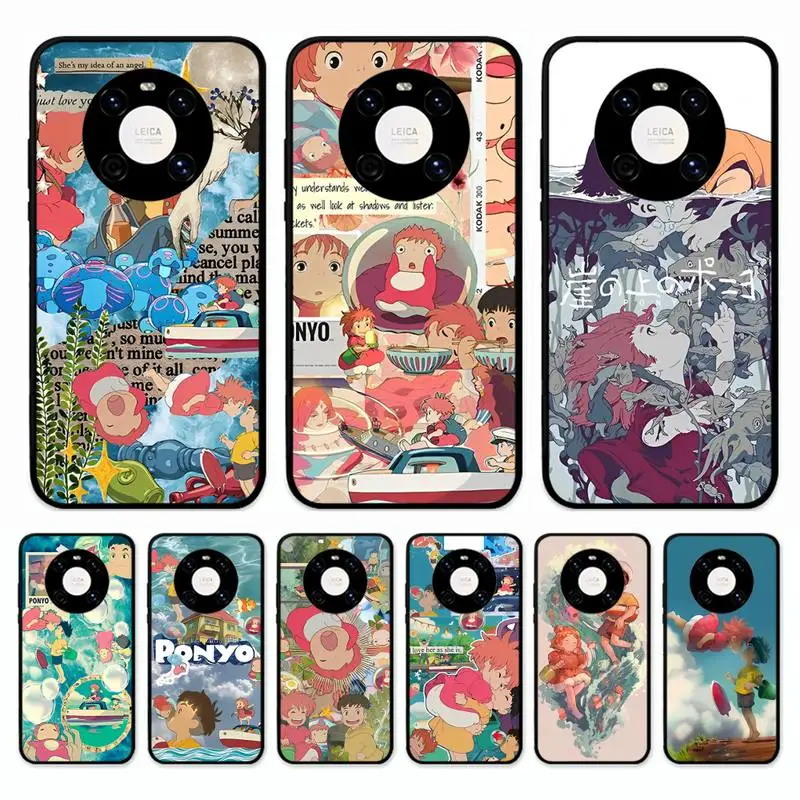 

Cartoon Girl Ponyo Cute Art Phone Case For Huawei Mate 10 20 30 40 50 lite pro Nova 3 3i 5 6 SE 7 pro 7SE