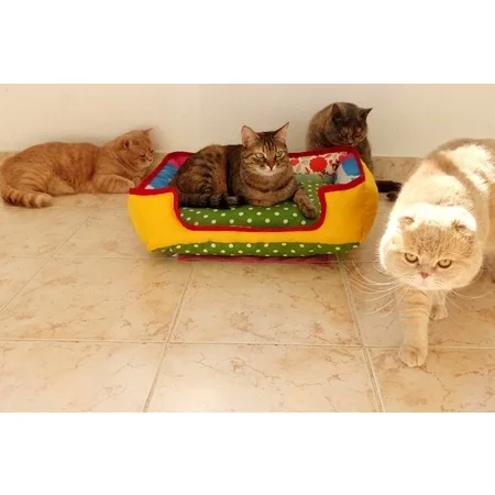 

Stylie Dots Handmade Cat and Small Breed Dog Bed 430694589