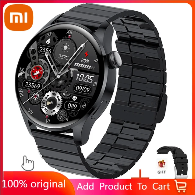 

Xiaomi Smart Watch Men 390*390 HD Sports Fitness Tracker Smartwatch Full Touch Heart Rate Blood Pressure Watch For Android IOS