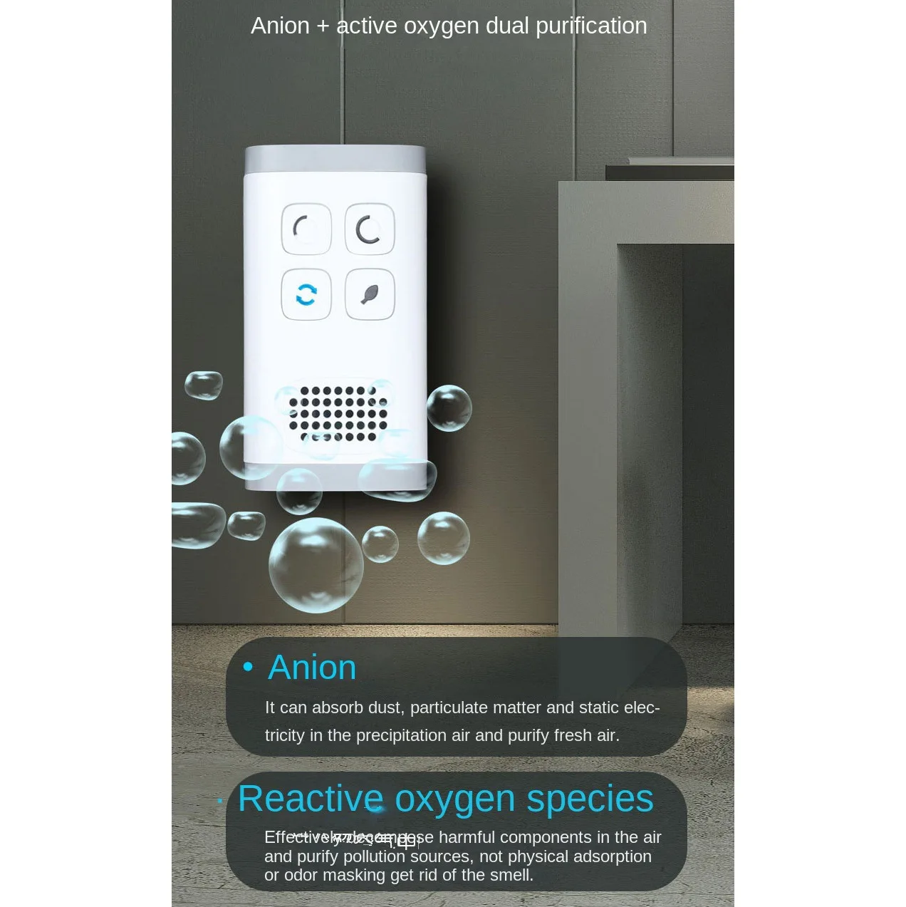 Мини-очиститель воздуха генератор озона очистка дома ванной комнаты туалета