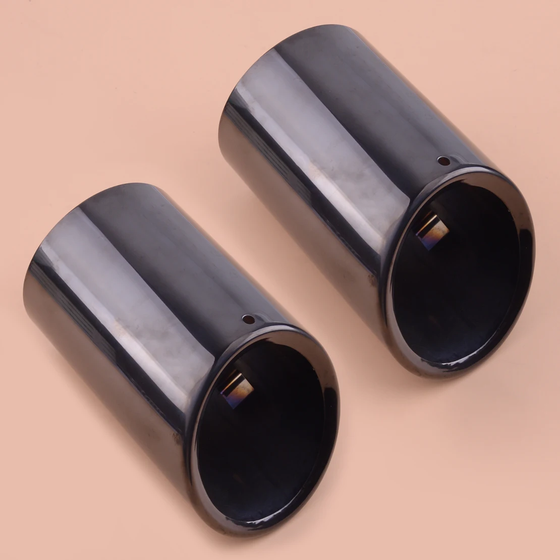 

2Pcs Car Rear Exhaust Tail Muffler End Pipe Tips Black Stainless Steel Fit for Toyota Camry XV70 SE XSE 2018 2019 2020 2021 2022