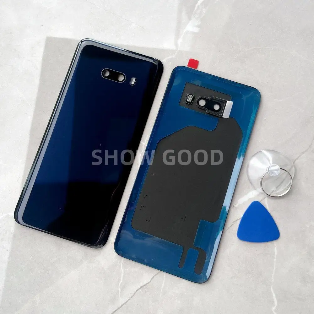 

Back Battery Cover Rear Door Panel Housing Case For LG G8X V50S Battery Cover with Camera Lens Flashlight Replacement Part