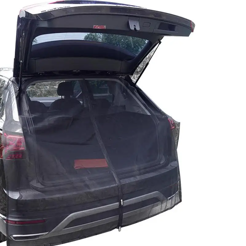 

Newest Car Tailgate Mosquito Net Sunshade Screen Magnetic Mount Sunshade Screen For SUV MPV Camping Fishing Self-drive Trips