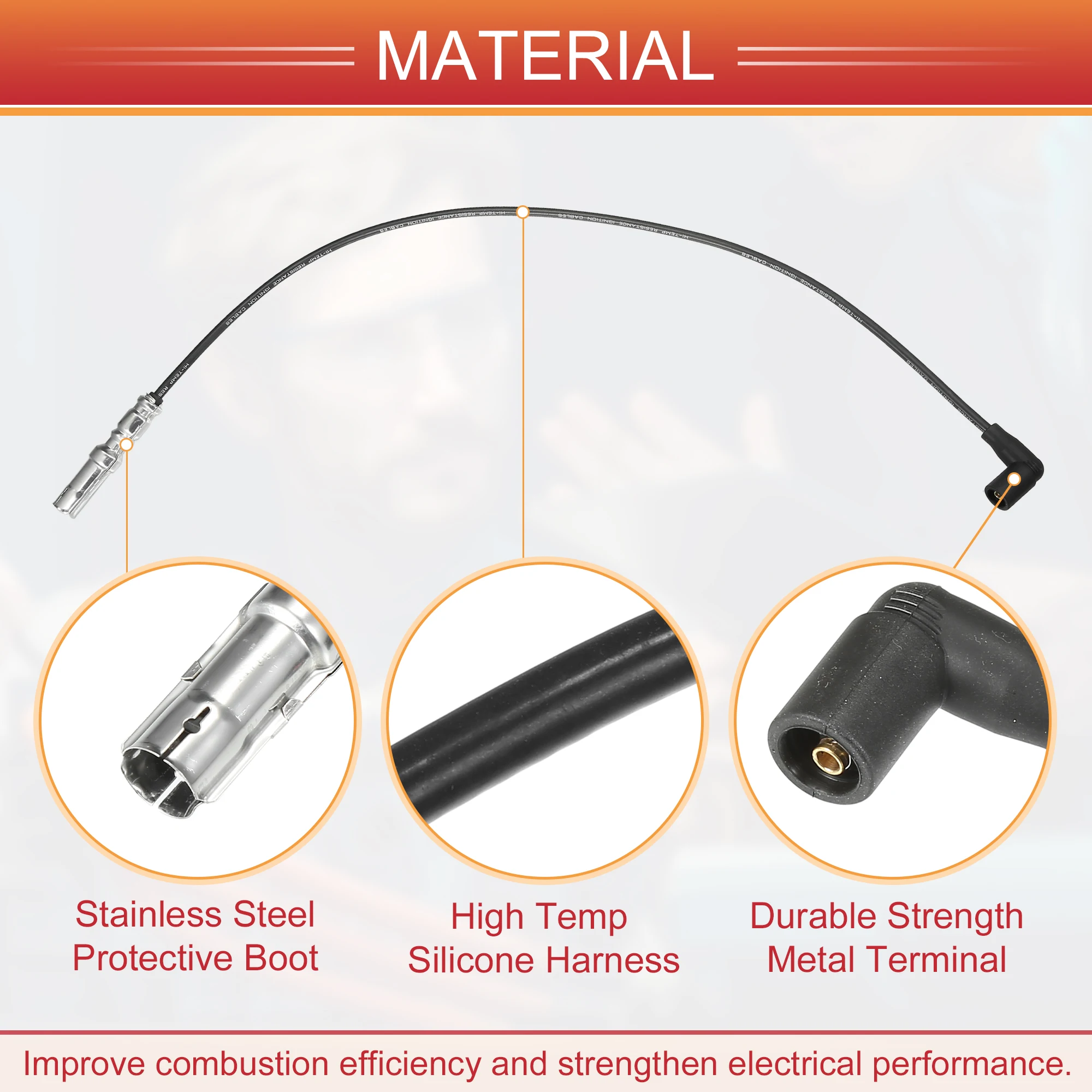 UXCELL 4 шт. Свеча зажигания для Volkswagen Lupo