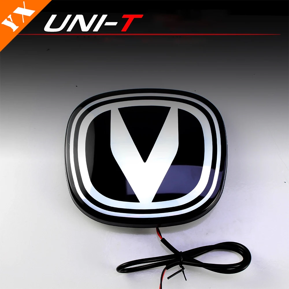 

Аксессуары для Changan UNI-K UNIT 2021-2023, светодиодный автомобильный передний и задний логотип, украшение, замена белого, красного света, автомобильная эмблема