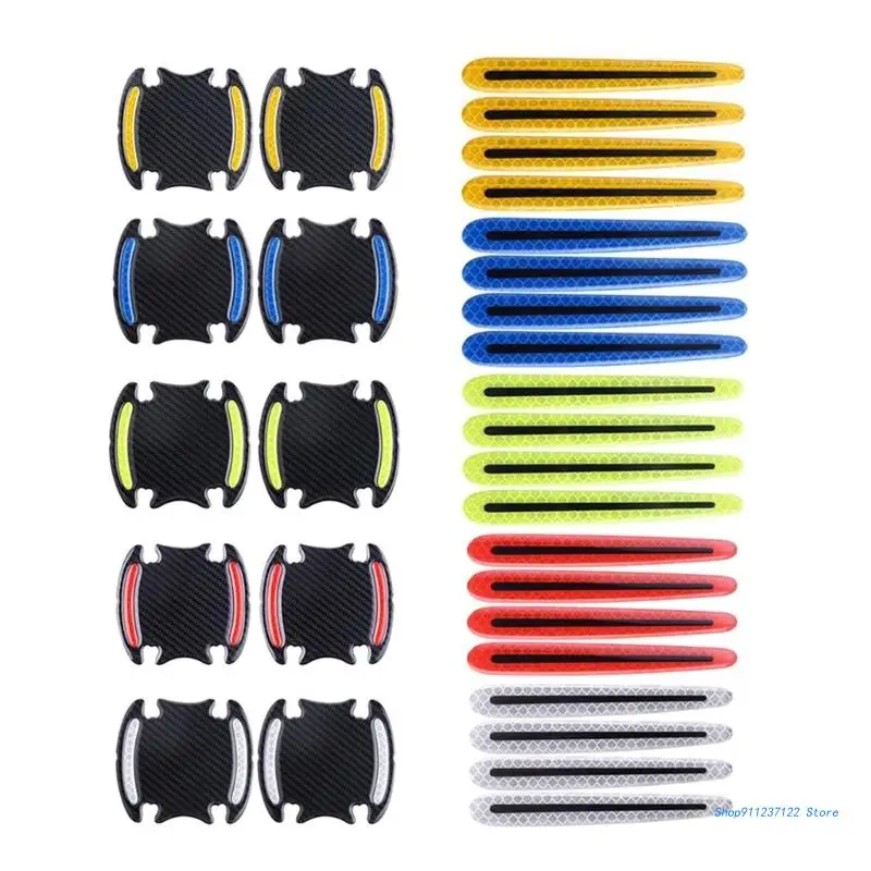 

Наклейки из углеродного волокна для защиты от царапин на дверную ручку автомобиля