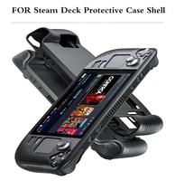 for steam deck host full housing skin cover protector case gamepad cover for steamdeck console shell silicone protective case