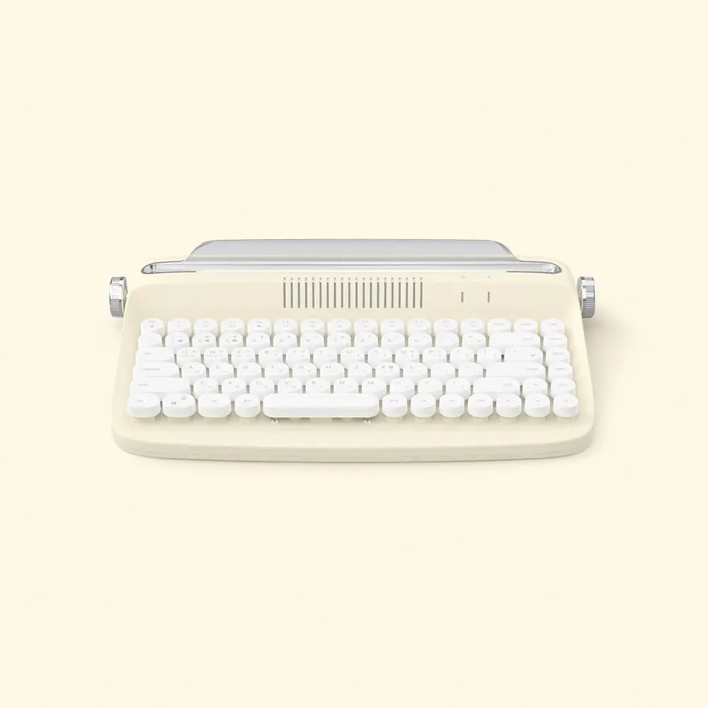 YUNZII ACTTO B303 Wireless Keyboard - Butter Ivory