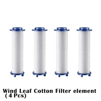 4pcs shower nozzle replacement filter element shower water purification compression pp cotton core inner core bath filter