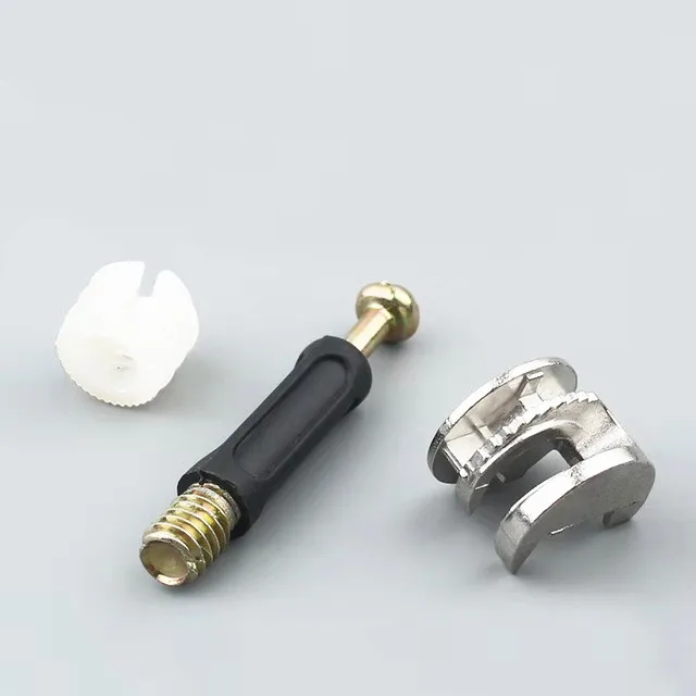

100pcs Furniture Connecting Fitting Bolt Screw 6Mm Male Thread 35Mm Length