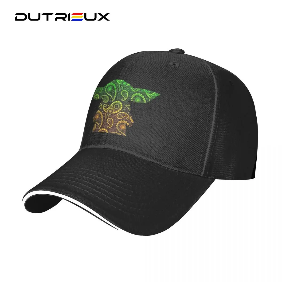 

Baseball Hat For Men Women Teardrop Mandala Silhouette Alien Forest Dark Background Cap Trucker Hats Winter Hat