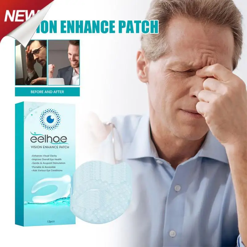 

Breathable Stress Relief Stickers Relieve Stress Nursing Stickers Eye Care Vision Enhancement Stickers Eliminate Puffiness