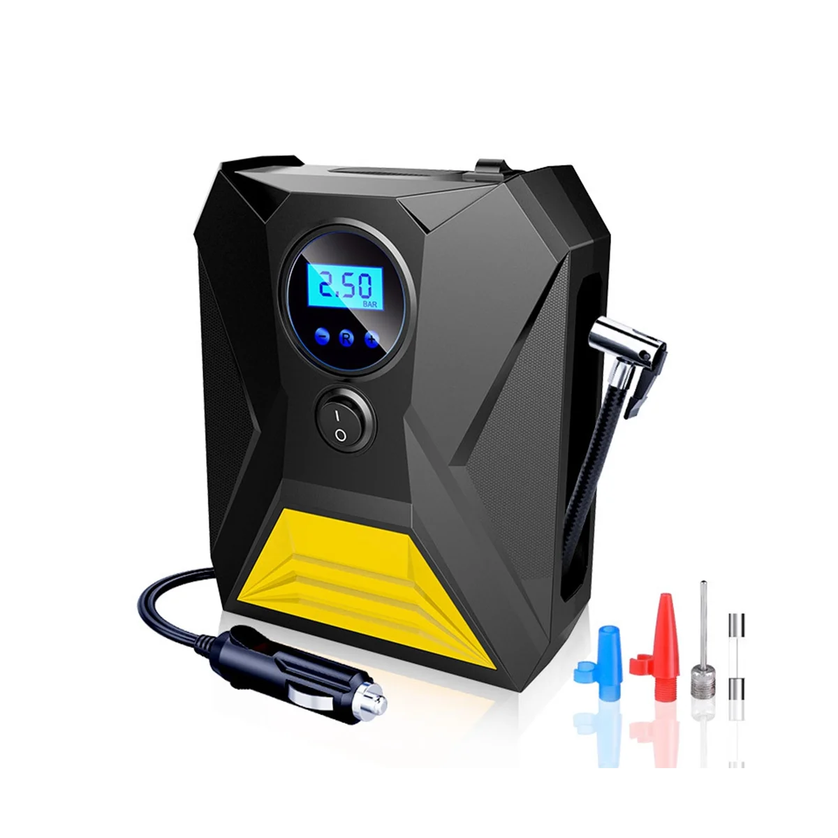 

120 Вт беспроводной электрический насос для автомобиля, портативный насос для накачивания, цифровой насос для накачивания с регулируемым насосом