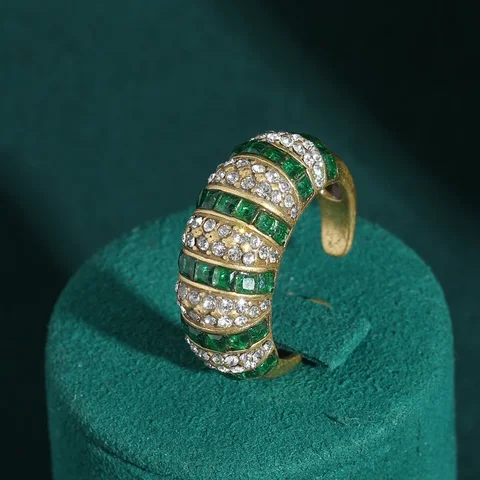 LOVE GREEN LIVE GREEN Кольца из меди с натуральным камнем