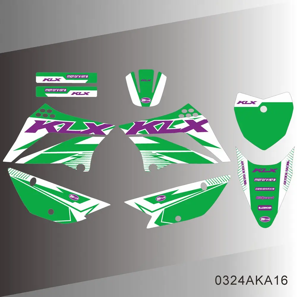 

Для KAWASAKI KLX 110 KLX110 2010 2011 2012 2013 2014 2015 2016 2017 2018 2019 2020 полностью графические наклейки фон