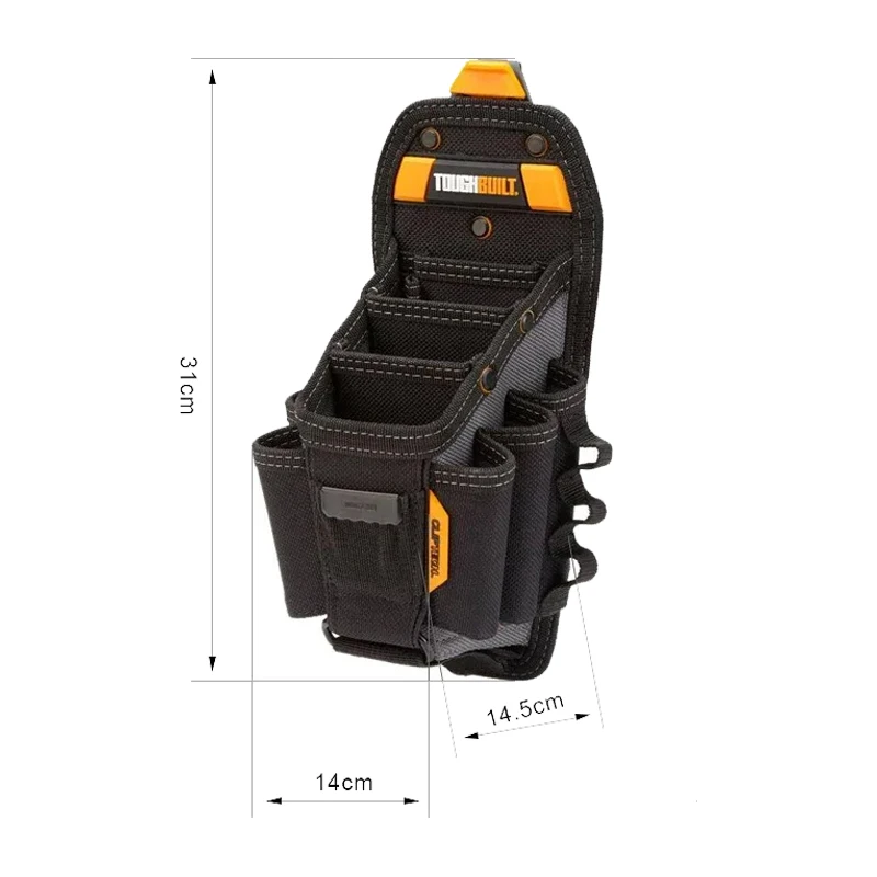 Фото TOUGHBUILT TB-CT-36-L10 Сумка-органайзер для инструментов с 10 карманами, специальная многофункциональная сумка для механика, прочная подвесная сумка для инструментов №3