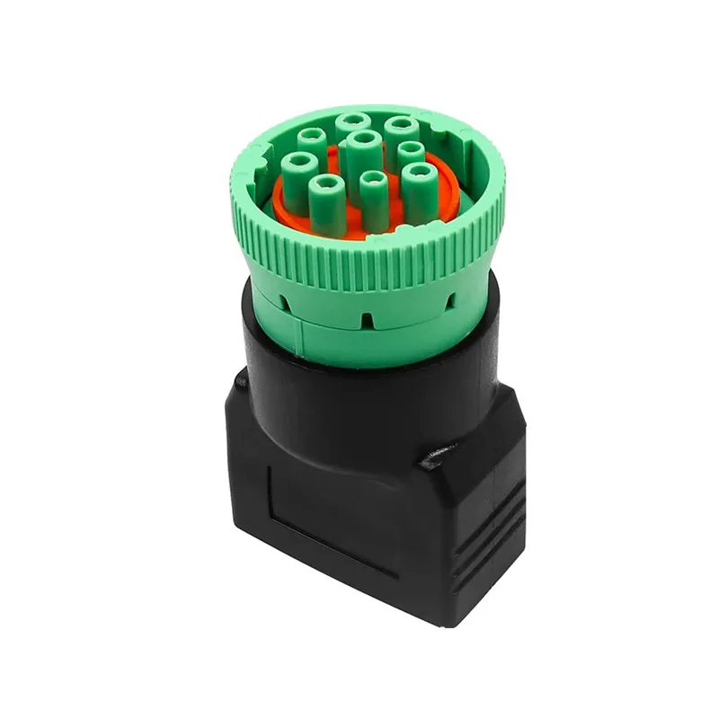 

9-контактный J1939 к OBD2 16-контактный адаптер 9P автомобильный диагностический разъем OBD-адаптер