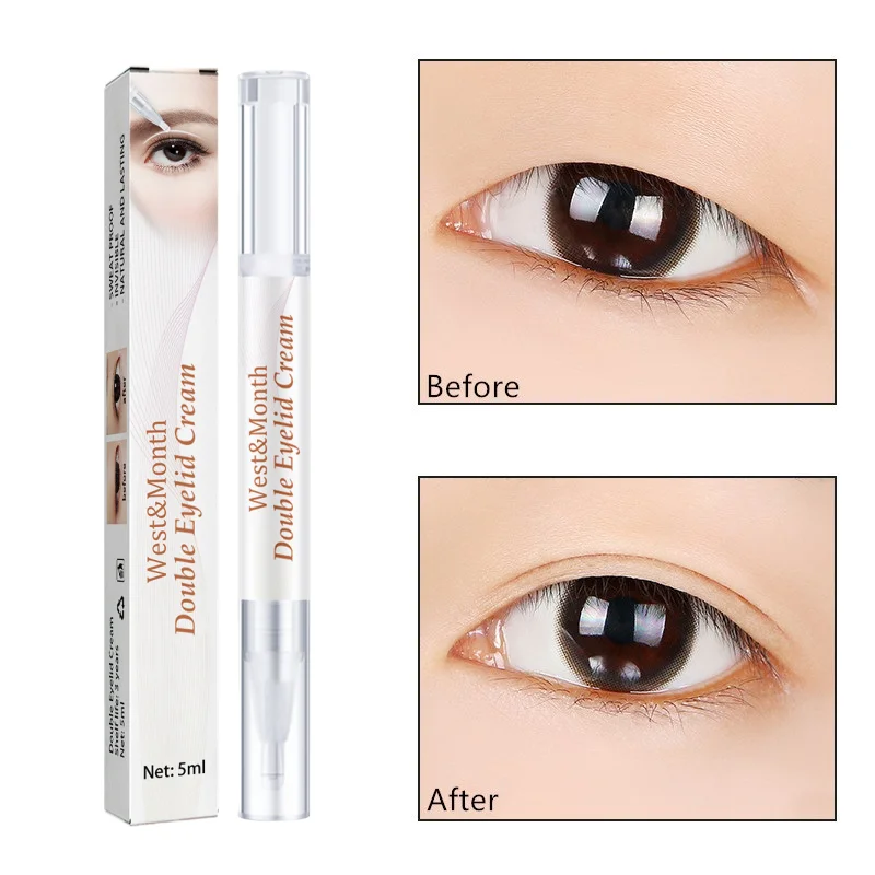 

Double Eyelid Shaping Cream Invisible Styling Pen Big Eye Lift Glue Natural Traceless Lasting Waterproof Eye Makeup Tool 5ml