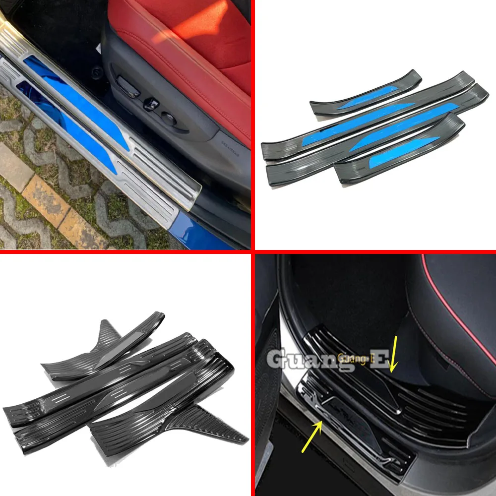 

Car Sticker Pedal Door Scuff Plate Cover Threshold Trim Frame Hood For Lexus UX200 UX260H UX 200/250H/260H 2019 2020 2021 2022