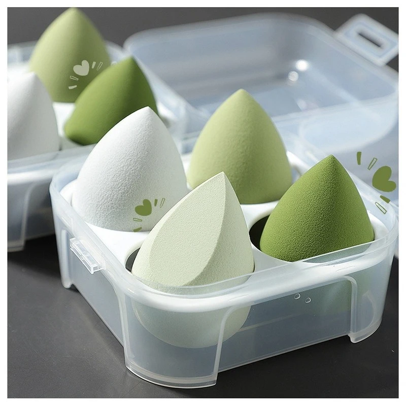 

Makeup Blender Beauty Egg Set Gourd Water Drop Puff Makeup Puff Set Colorful Cushion Cosmestic Sponge Tool Wet and Dry Use Girl