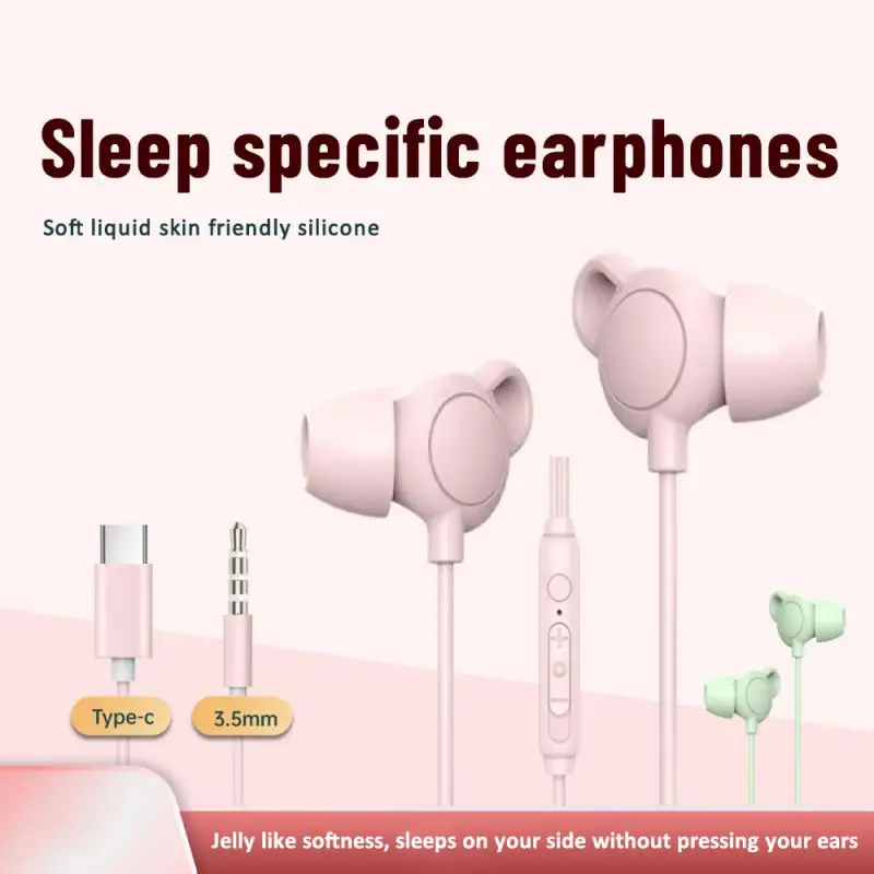 

Noise-reducing Sleeping Dedicated Earphones Soundproof Side Sleep In Ear Type-c/3.5mm Long Standby Painless Wired Sleep Earphone