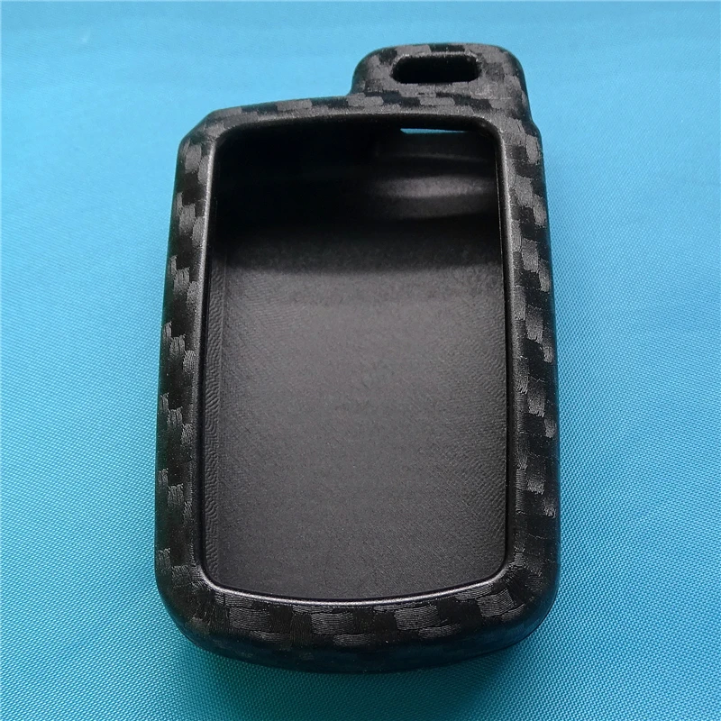 

1 шт. силиконовый автомобильный брелок из углеродного волокна, чехол для ключей, брелок, подходит для Toyota Camry Corolla Avalon Rav4 Land Cruiser