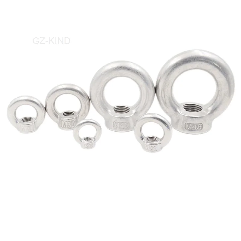 1 шт. подъемная гайка женские гайки 304 нержавеющая сталь морской класс DIN582 M3 M4 M5 M6