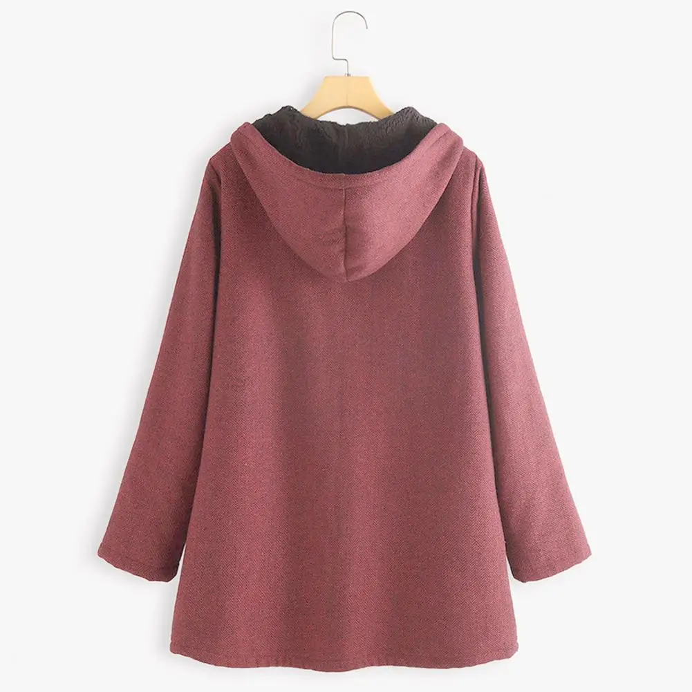 Женская толстовка с плюшевой подкладкой больших размеров флисовая теплая