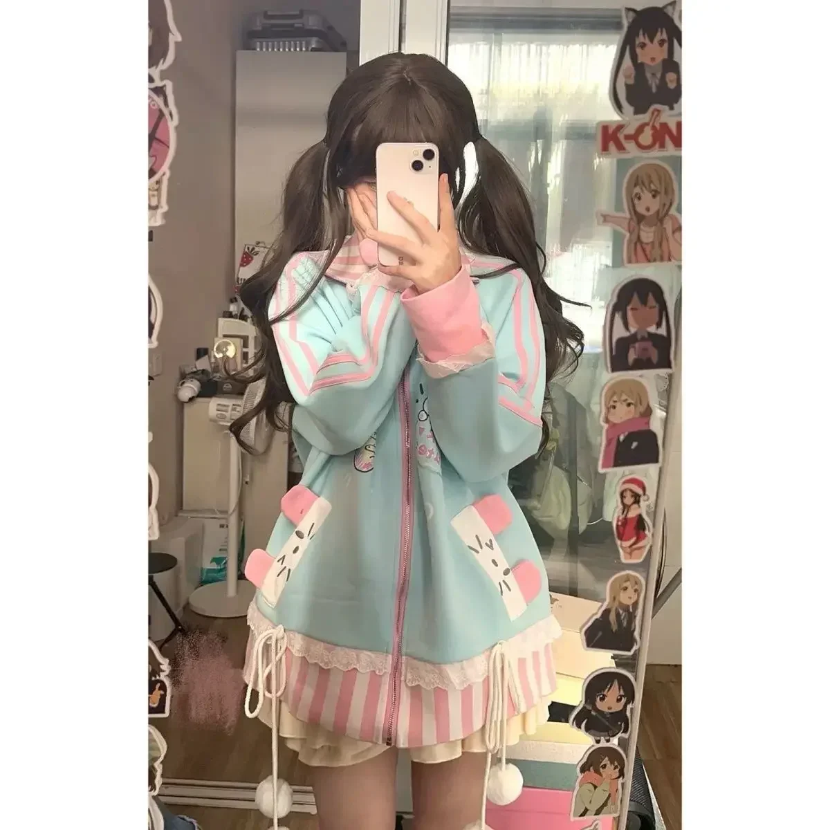 Женский повседневный кардиган на молнии с рисунком