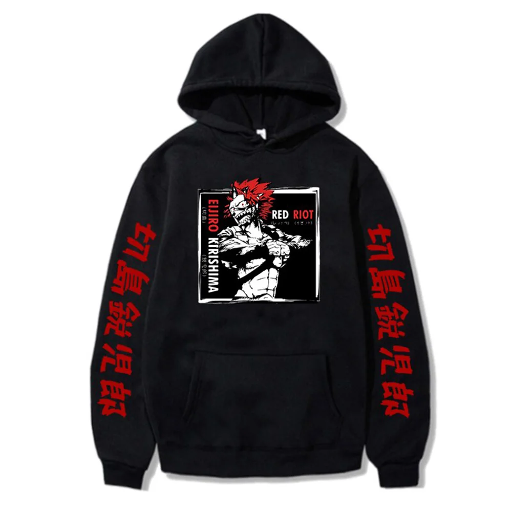 

Kirishima Eijir Red Riot Hoodies My Hero Academia Hoody