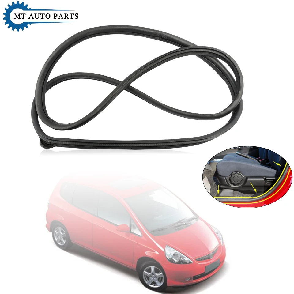 

MTAP For HONDA FIT JAZZ 2005 2006 2007 2008 Hatchback GD1 GD3 Car Door Opening Seal Rubber Sealing Strip Water Shield