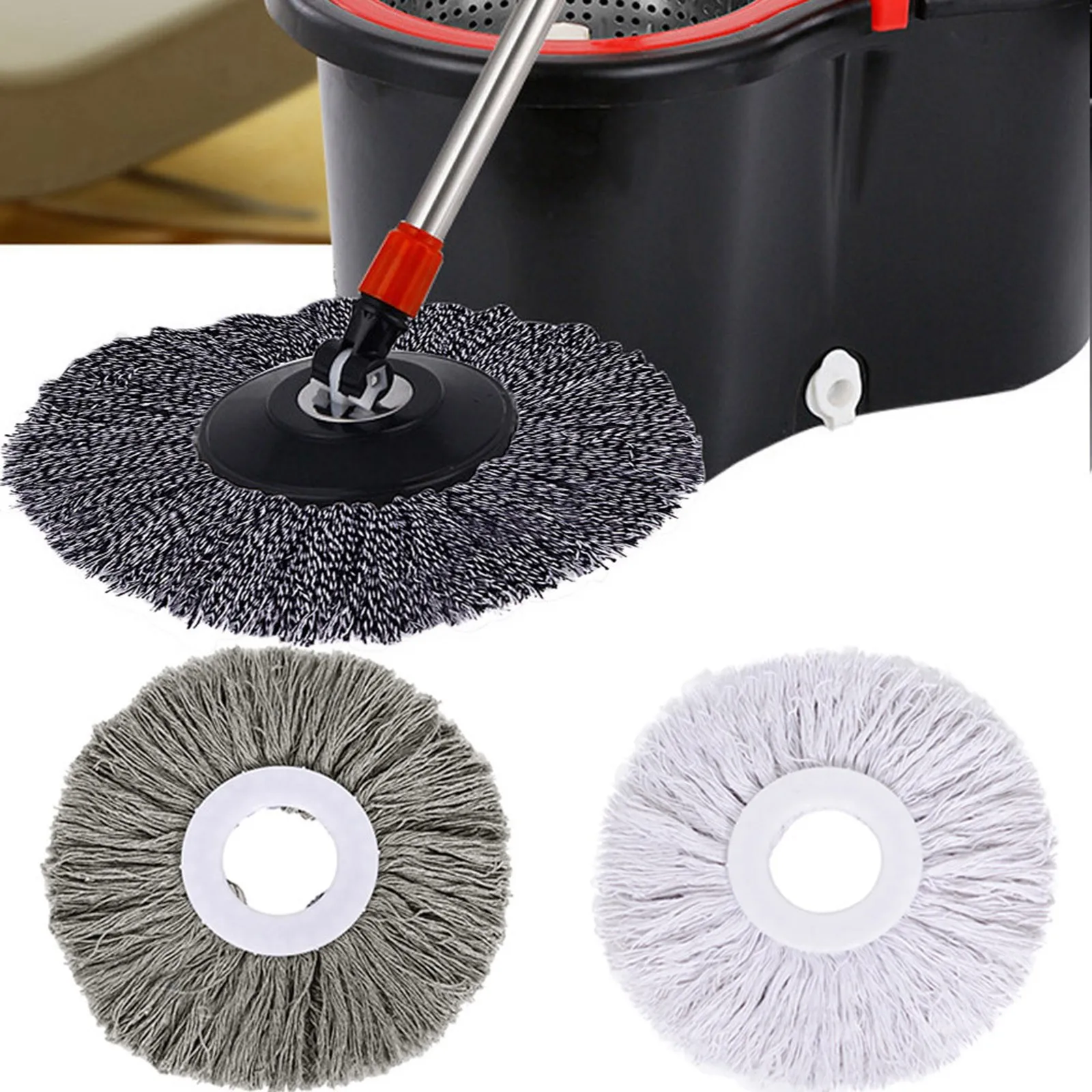 New Replacement 360 Rotating Head Easy Magic Microfiber Spinning Floor Mop Broom Cleaning Floors House home tools | Дом и сад