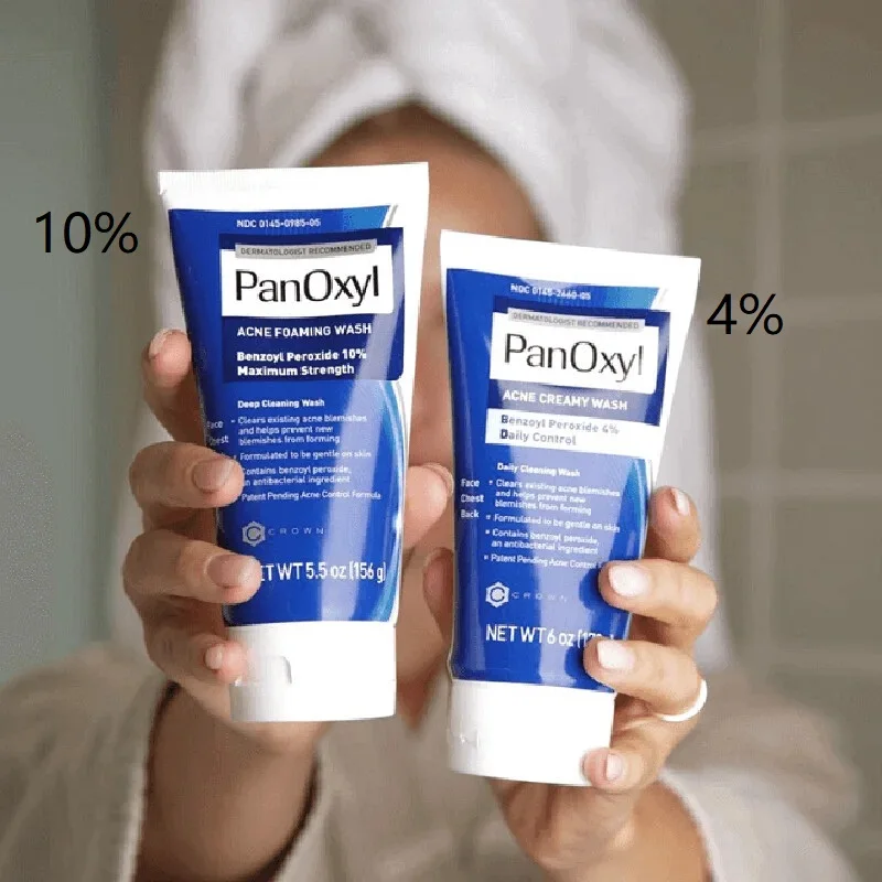 

PanOxyl Acne Facial Foaming Wash Benzoyl Peroxide 4/10% Maximum Strength Antimicrobial Cleanse and Unclog pores Deep Skin Care